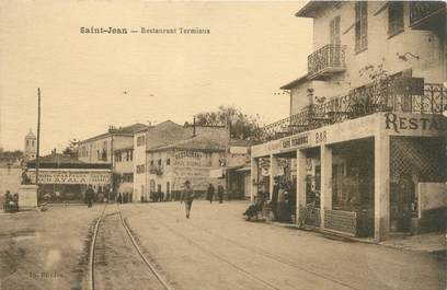 / CPA FRANCE 06 "Saint Jean, restaurant Terminus"