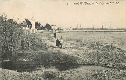 / CPA FRANCE 06 "Golfe Juan, la plage"