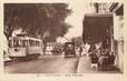 / CPA FRANCE 06 "Golfe Juan, route nationale" / TRAMWAY