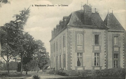 CPA FRANCE 89 "Vaudeurs, le chateau"