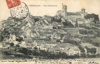 CPA FRANCE 89 "Vézelay, vue générale"