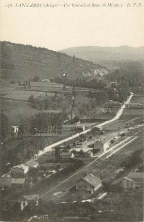 / CPA FRANCE FRANCE 09 "Lavelanet, vue générale et route de Mirepoix"