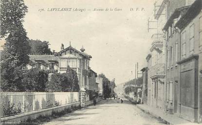 / CPA FRANCE FRANCE 09 "Lavelanet, av de la gare "