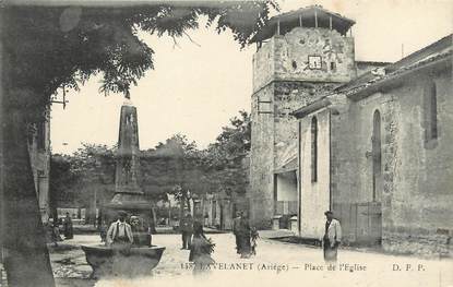 / CPA FRANCE FRANCE 09 "Lavelanet, place de l'église"