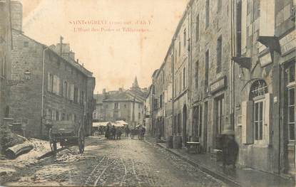 / CPA FRANCE 07 "Saint Agrève, l'hôtel des postes et télégraphes"