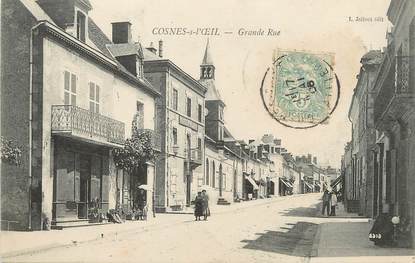 / CPA FRANCE 03 "Cosnes sur L'Oeil, grande rue"