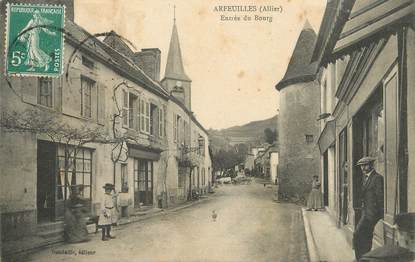 / CPA FRANCE 03 "Arfeuilles, entrée du bourg"