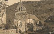 19 Correze / CPA FRANCE 19 "Laval sur Luzege, l'église" / MILITAIRE