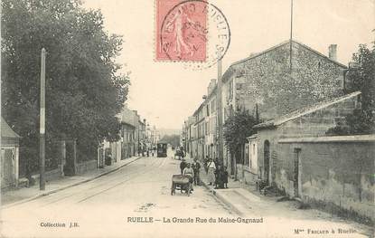 / CPA FRANCE 16 "Ruelle, la grande rue du Maine Gagnaud"