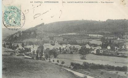 / CPA FRANCE 15 "Saint Martin Valmeroux, vue générale "