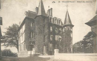 / CPA FRANCE 14 "Villerville, hôtel des Graves"
