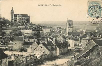 CPA FRANCE 89 "Tonnerre, vue d'ensemble"