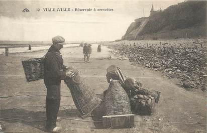 / CPA FRANCE 14 "Villerville, réservoir à crevettes"