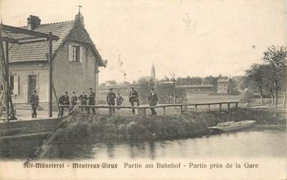 / CPA FRANCE 68 "Montreux Vieux, partie près de la gare"