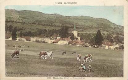 / CPA FRANCE 01 "Corcelles, vue générale"