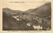 82 Tarn Et Garonne / CPA FRANCE 82 "Saint Antonin, gorges de l'Aveyron et vue de Saint Antonin"