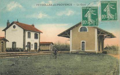 CPA FRANCE 13 "Peyrolles en Provence, la gare"