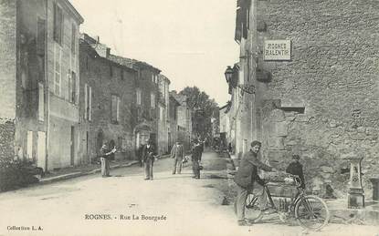 CPA FRANCE 13 "Rognes, rue la Bourgade"