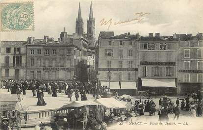CPA FRANCE 79 "Niort, Place des Halles"