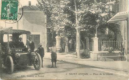 CPA FRANCE 13 "Saint Andiol, place de la Liberté"