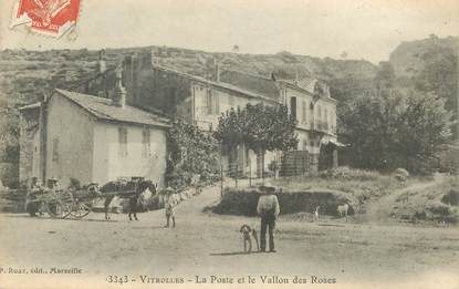 CPA FRANCE 13 "Vitrolles, la poste et le Vallon des Roses"