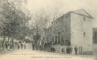 CPA FRANCE 13 "Tholonet, café restaurant G.Grégoire"
