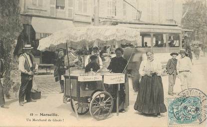 CPA FRANCE 13 "Marseille, marchand de glaces"