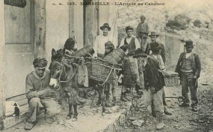 CPA FRANCE 13 "Marseille, L'Arrivée au cabanon"