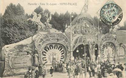 CPA FRANCE 13 "Marseille, Foire Saint Lazare, Hippo Palace"  / CIRQUE / MANEGE