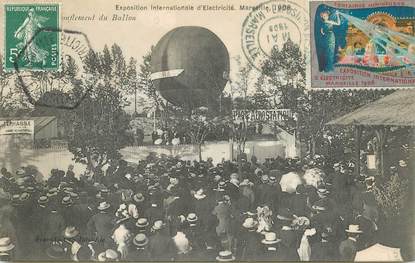 CPA FRANCE 13 "Marseille, Exposition internationale d'Electricité, le Ballon"