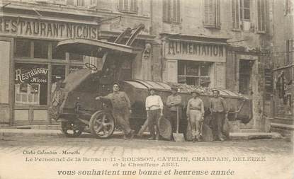 CPA FRANCE 13 "Marseille, camion benne"