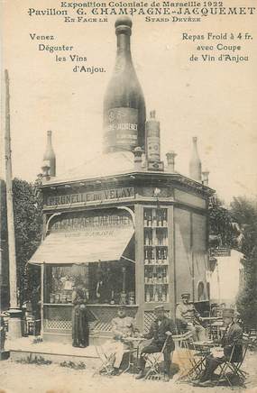 CPA FRANCE 13 "Marseille,  exposition coloniale, pavillon G. Champagne Jacquemet"