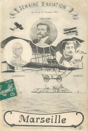 CPA FRANCE 13 "Marseille, la semaine d'aviation 1911"