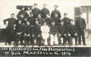 13 Bouch Du Rhone CARTE PHOTO FRANCE 13 "Marseille, les réservistes aux Fort d'Entrecasteaux, 1914"