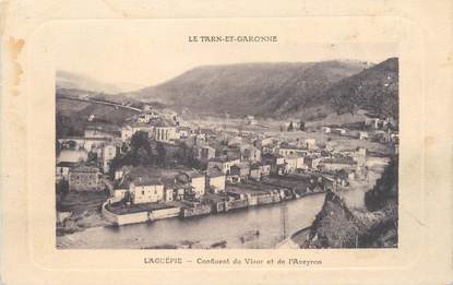 / CPA FRANCE 82 "Laguépie, confluent du Viaur et de l'Aveyron"