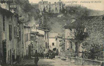 / CPA FRANCE 82 "Laguépie, faubourg Saint Martin"