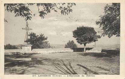 / CPA FRANCE 82 "Lauzerte, l'esplanade du château"