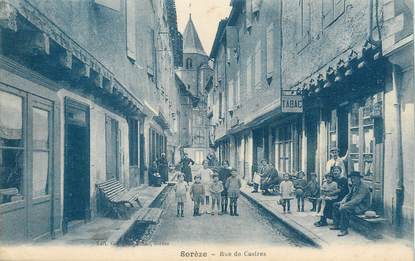 / CPA FRANCE 81 "Sorèze, rue de Castres"