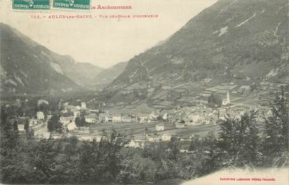 / CPA FRANCE 09 "Aulus Les Bains, vue générale d'ensemble"