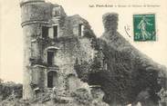 29 Finistere / CPA FRANCE 29 "Pont Aven, ruines du château de Rustephan"