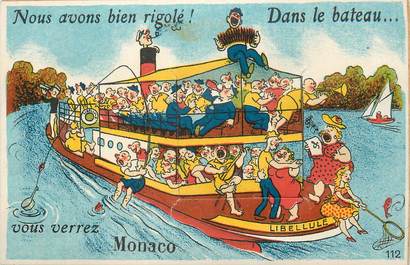 / CPA MONACO "Monaco" / CARTE A SYSTEME