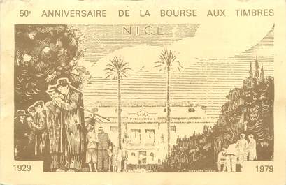 / CPA FRANCE 06 "Nice, anniversaire de la bourse aux timbres"