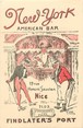 06 Alpe Maritime / CPA FRANCE 06 "Nice, New York american Bar"