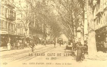 / CPA FRANCE 06 "Nice, le grand café de Lyon"