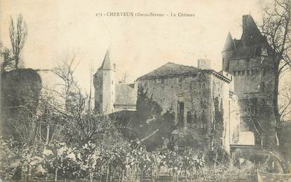 / CPA FRANCE 79 "Cherveux, le château"