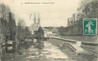 / CPA FRANCE 79 "Niort, donjon Saint André"