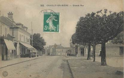 / CPA FRANCE 77 "Chailly en Bière, grande rue"