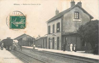 CPA FRANCE 28 "Illiers, la gare" / TRAIN