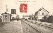 28 Eure Et Loir CPA FRANCE 28 "La Ferté Vidame, la Gare" / TRAIN