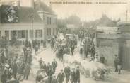 28 Eure Et Loir CPA FRANCE 28 "Cavalcade de Courville, 1909, avenue de la gare"